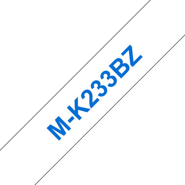 PTOUCH Ruban, non laminé bleu/blanc M-K233BZ pour PT-65/75/85/110 8m x12 mm
