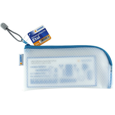HERMA Reissverschlusstasche A6 20003 blau, 23x11cm