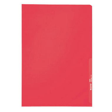 LEITZ Dossier PP A4 40000025 rosso, 0,13mm 100 pezzi