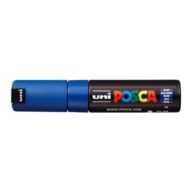 UNI-BALL Posca Marker 8mm PC-8K BLUE bleu