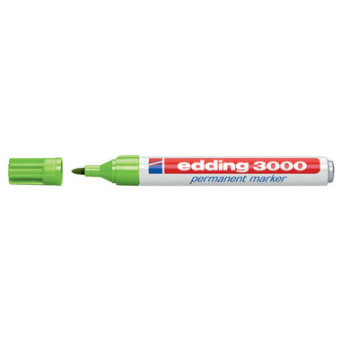 EDDING Permanent Marker 3000 1,5 - 3mm 3000 - 11 verde