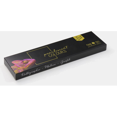 TALENS Perlglanzfarbe Finetec Box F0603 Essentials Warm 6 Farben
