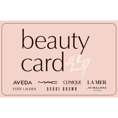 Carte cadeau Beauty Card variable
