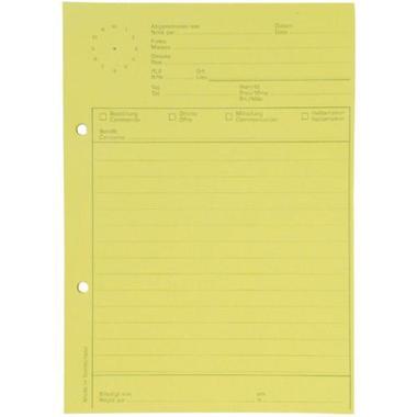 ELCO Note pad telephone w.clock A5 74584.79 yellow, 65gm2 80 sheets
