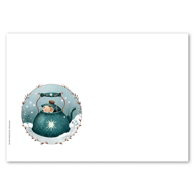 Special cover «Christmas – Snow crystals» Unstamped special cover «Bethlehem» C6