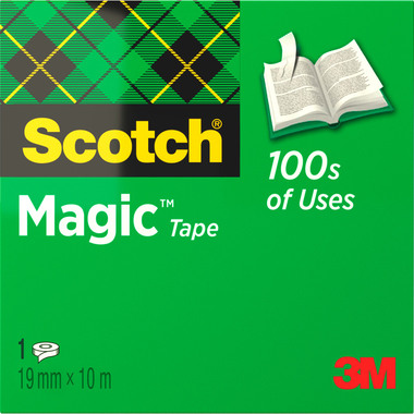 SCOTCH Magic Tape 810 19mmx10m 8101910K invisibile, scrivibile