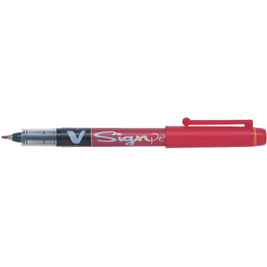 PILOT V-Sign Pen 0,6mm SW-VSP-R rouge