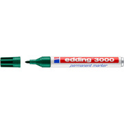 EDDING Marqeur permanent 3000 1.5 - 3mm 3000 - 4 vert, imperméable 