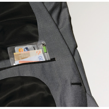 LEITZ Zip-Verschlusstasche XS 40060000 transparent 2 Stück