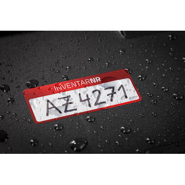 AVERY ZWECKFORM Etichette inventare 50x20mm 6907 rosso, Poly. 10fl.50pz.