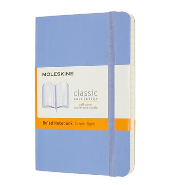MOLESKINE Notizbuch SC Pocket/A6 850918 liniert,hortensienblau,192 S.
