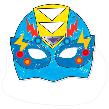 I AM CREATIVE Masken 4220.09 Superhelden, 18 tlg.