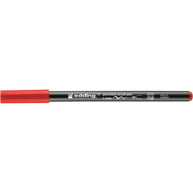 EDDING Porcellana Marker 4201 1-4mm E-4200 rosso