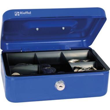 RIEFFEL Cassetta soldi Valorit VTGK2BLAU 7,7x20,7x15,7cm blu