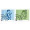 Timbres Série «75 ans UNICEF» Série (2 timbres, valeur d'affranchissement CHF 3.00), autocollant, oblitéré