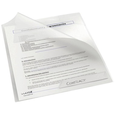 LEITZ CombiFile Hülle Hardback 4732-00-02 Transparent, 3 Stück