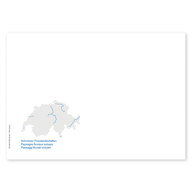 Enveloppe du jour d'émission «Paysages fluviaux suisses» Enveloppe du jour d'émission (FDC) sans timbre C6