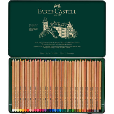 FABER-CASTELL Crayon 112136 boîte metal de 36 pce