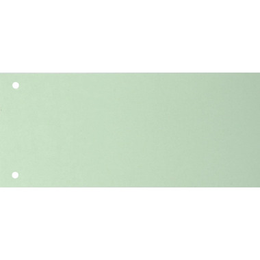BIELLA Intercalaires carton 2 trous 19919030U vert, 24x10.5cm 100 pcs.