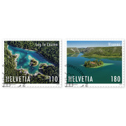 Timbres Série «Émission commune Suisse - Croatie» Série (2 timbres, valeur d&#039;affranchissement CHF 2.90), gommé, oblitéré