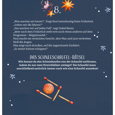 COPPENRATH Zettel Adventskalender 95262 Aufregende Winterferien in de