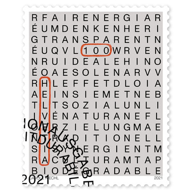 Image of Briefmarke CHF 1.00 «Nachhaltigkeit 2021»
