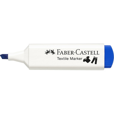 FABER-CASTELL Marcatori tessili 1.2-5mm 159523 blu