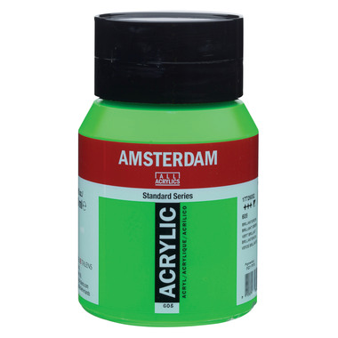 AMSTERDAM Peinture acrylique 500ml 17726052 vert brillant 605