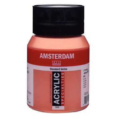 AMSTERDAM Acrylfarbe 500ml 17728052 or fonce 805