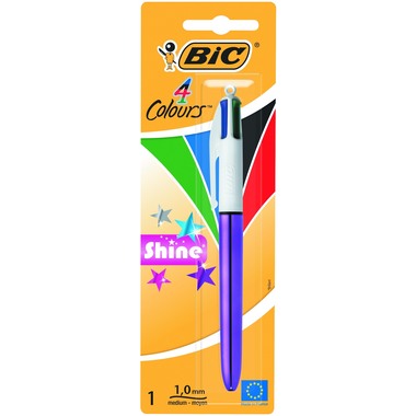 BIC Penna sfera Shine 902126 4 colours blister