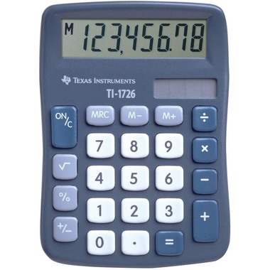 TEXAS INSTRUMENTS Calcolatore basico TI-1726 8 cifre