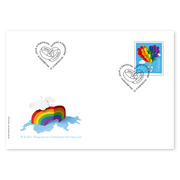 Busta primo giorno «Matrimonio per tutti» Francobollo singolo (1 francobollo, valore facciale CHF 1.10) su busta primo giorno (FDC) C6