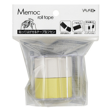 NT Memoc Roll Tape R-25CH-WY white/yellow 25mmx10m