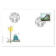 First-day cover «The popular sport of hiking» Single stamp (1 stamp, postage value CHF 1.10) on first-day cover (FDC) C6