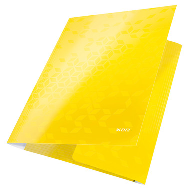 LEITZ Cartellina con elastico WOW A4 3982-00-16 giallo