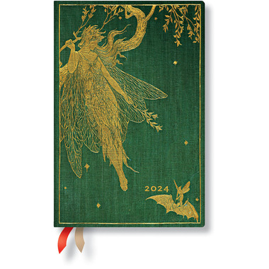 PAPERBLANKS Agenda Olive Fairy DE 2024 DH0442-4 1T/1S TAG Mini 9.5x14cm