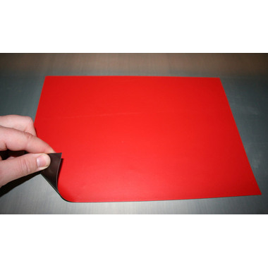 MAGNETOPLAN Papier magnétique A4 1266006 rouge