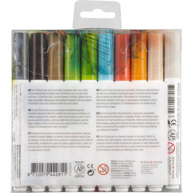 TALENS Ecoline Brush Pen Set 11509809 ass. Architecture 10 Stück
