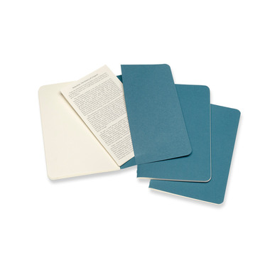 MOLESKINE Taccuino cartone 3x P/A6 629612 in bianco, vivid blu, 64 p.
