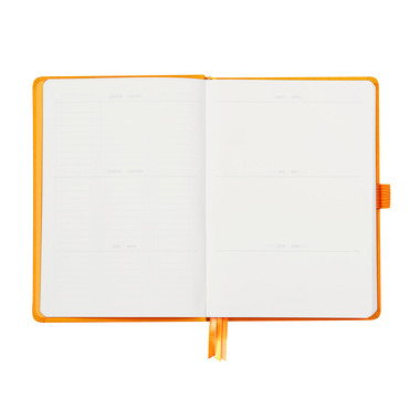 RHODIA Goalbook Taccuino A5 118584C Hardcover arancione 240 f.