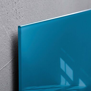 SIGEL Glass Aimantboard GL252 bleu 480x480x15mm