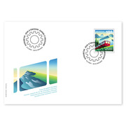150 ans des chemins de fer du Rigi, Enveloppe du jour d'#mission Timbre isol#s (1 timbre, valeur d'affranchissement CHF 1.00) sur 1 enveloppe du jour d'#mission (FDC) C6