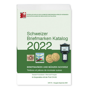 Stamp catalogue of the Swiss Dealers Association, German/French Swiss stamp catalogue 2022 (German/French)