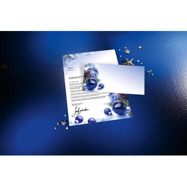 SIGEL Enveloppes Noël C6/5 DU036/W Blue Harmony 50 pcs.