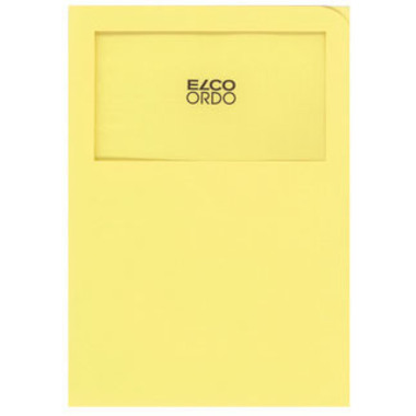 ELCO Organisationsmappe Ordo A4 29469.71 unliniert, gelb 100 Stück