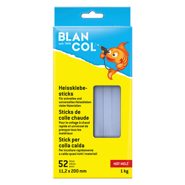 BLANCOL Glue sticks 32409 11.2x200mm, rotondo 52 pezzi