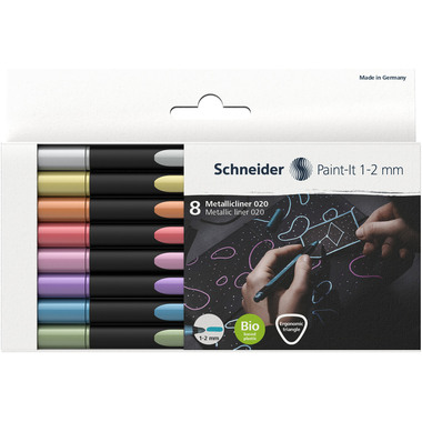 SCHNEIDER Penne in fibra Paint-it ML02011502 8er Etui