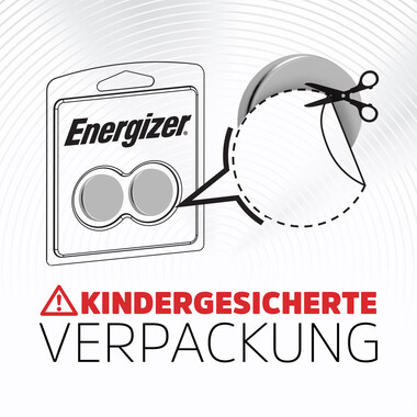 Energizer Specialty Lithium (CR2032), 4 pcs 4-pack of Energizer CR2032 Lithium coin batteries