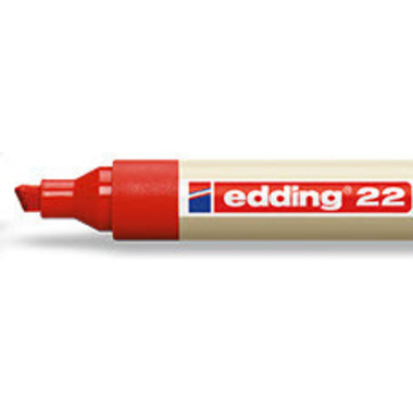 EDDING Permanent Marker 22 1.0-5.0mm 22-2 rouge