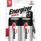 Energizer Battery Max Mono (D), 2 pcs 2-pack of Energizer Max D batteries, Alkaline